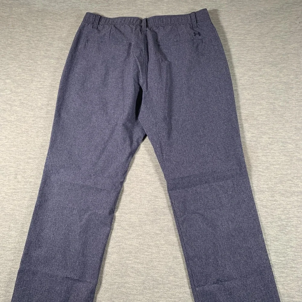 Under Armour Pants Mens 34x30 Blue Golf Lightweight Elastic Waist Performance